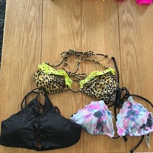 3 Victoria Secret Swim/PINK tops.